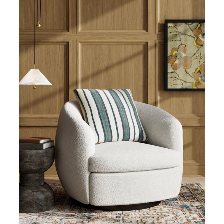 Swivel barrel online chair